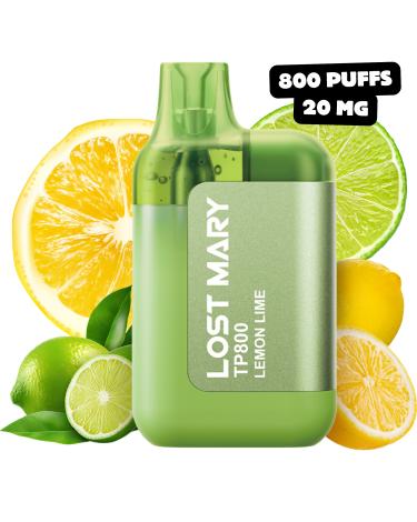 Lemon Lime TP800 Lost Mary by ElfBar | 20mg 800 Puffs |