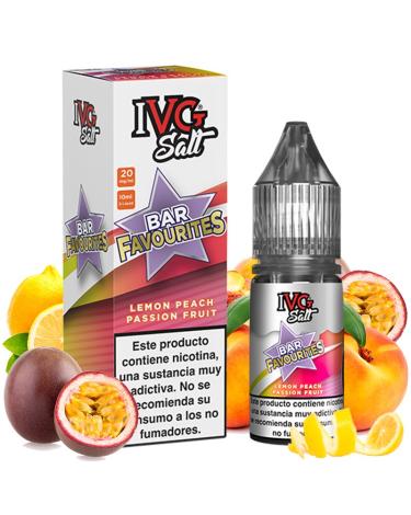 LEMON PEACH PASSION FRUIT 10 ml – I VG – Líquido con SALES DE NICOTINA