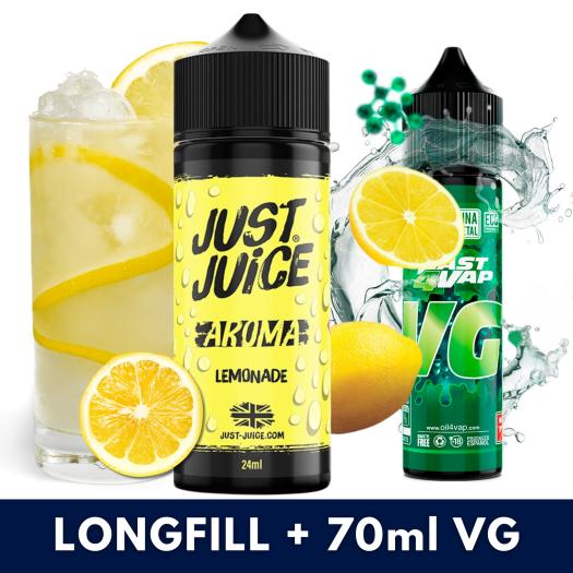 Lemonade 24ml/120 (Longfill) Just Juice + 70ml VG Fast