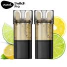 Lima Limón | Pack 2 uds | Cartuchos Precargados 20mg Vozol Switch Pro