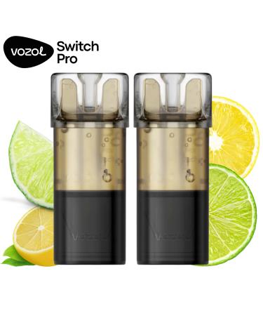 Lima Limón | Pack 2 uds | Cartuchos Precargados 20mg Vozol Switch Pro