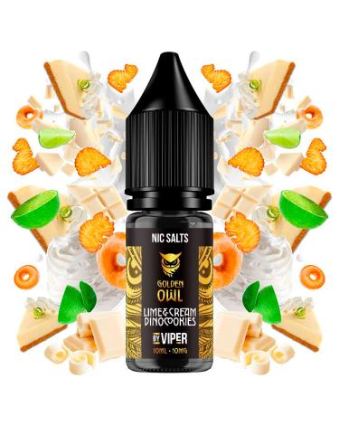 Lime Cream Dinocookies 10ml - Golden Owl - SALES DE NICOTINA