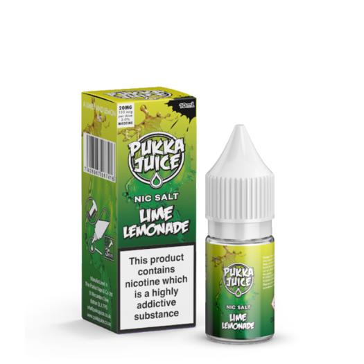 LIME LEMONADE - Pukka Juice Salts 10 ml - 20mg - Líquido con SALES DE NICOTINA
