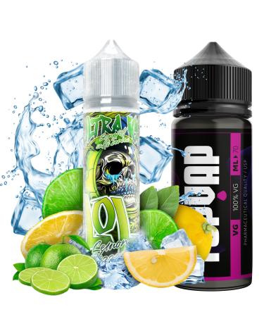 Limón Blizzard 7ml/60 Longfill Lol Ultra ice + 70ml VG