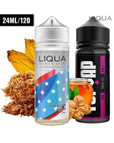Liqua American Blend Aroma 24ml/120 (Longfill) + 70ML VG
