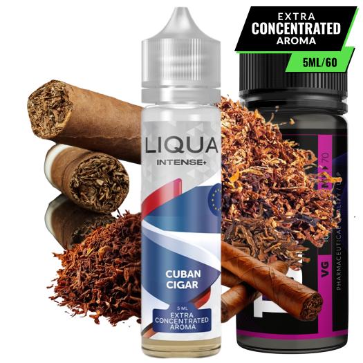 Liqua Intense Cuban Cigar Aroma 5ml/60 (Longfill) + 70ml VG