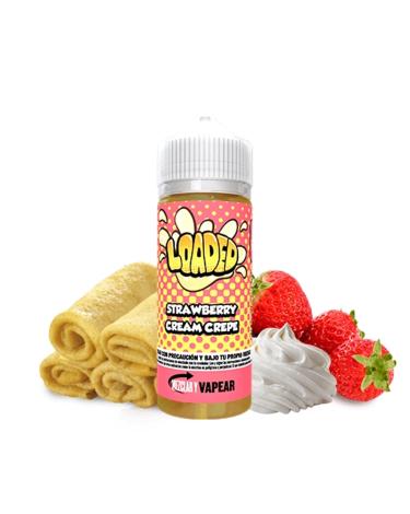 Loaded Strawberry Cream Crepe 100ml + 2 Nicokits Gratis