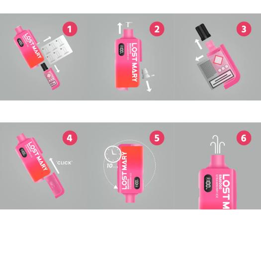 LOST MARY BM6000 | Cola | 6000 puffs 20mg by ElfBar LOST MARY BM6000 | Cola | 6000 puffs 20mg by ElfBar