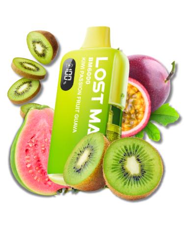 LOST MARY BM6000 | Kiwi Passion Fruit Guava | 6000 puffs 20mg by ElfBar