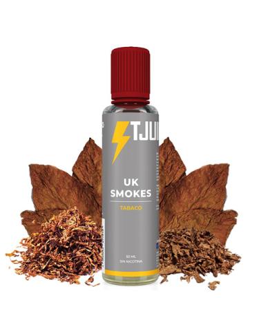 Líquido T-JUICE - UK Smokes 50ml + Nicokit Gratis
