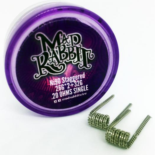 Mad Rabbit Coils - Ni90 Staggered 32awg - 2 Uds
