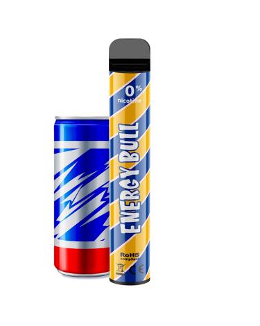 Magnum 2000 Puff Energy Bull *2000puffs* SIN NICOTINA