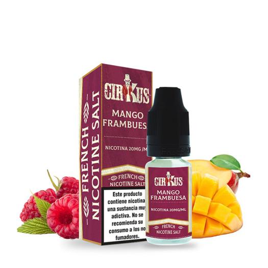 MANGO FRAMBUESA - Cirkus Salt 10 ml - 20 mg - Líquido con SALES DE NICOTINA SWEET