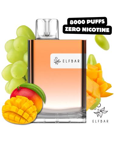 Mango Green Grape CR8000 ElfBar Sin Nicotina | 8000 Puffs |