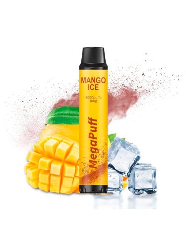 Mango Ice MegaPuff – 3000 PUFF – Desechable SIN NICOTINA