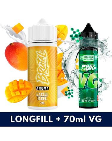 Mango Lassi 24ml/120 (Longfill) Just Juice Brutal + 70ml VG Fast