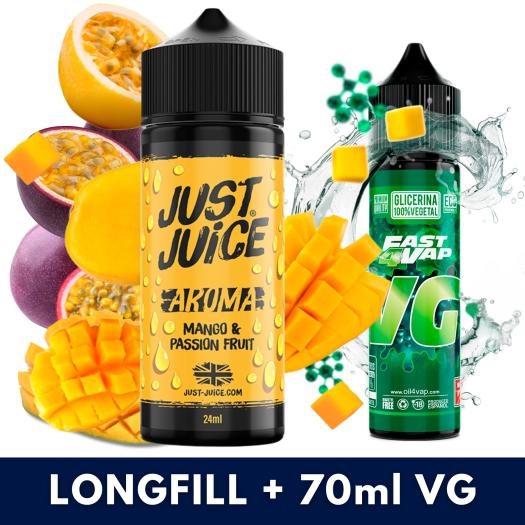 Mango Passion 24ml/120 (Longfill) Just Juice + 70ml VG Fast