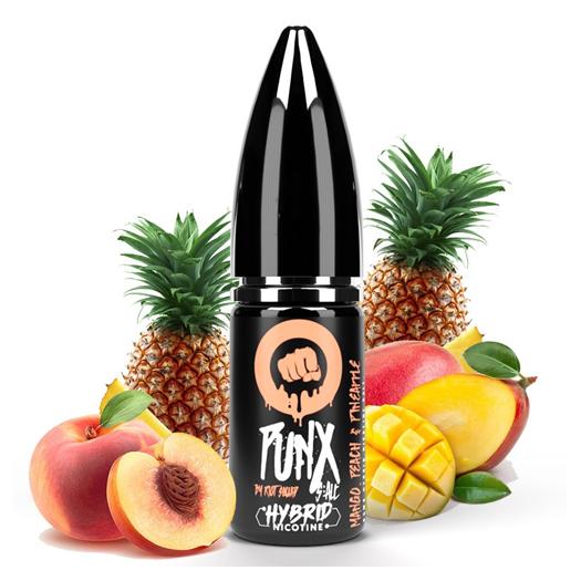 Mango, Peach & Pineapple- Riot Squad Salts 10 ml - 5 mg, 10 mg y 20 mg - Líquido con SALES DE NICOTINA