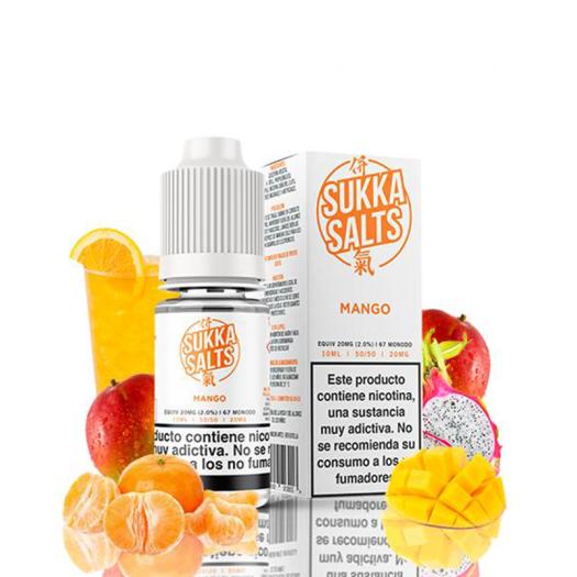 MANGO - SUKKA SALTS 10 ml - 10 mg y 20 mg - Líquido con SALES DE NICOTINA