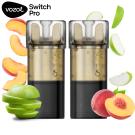 Manzana Melocotón | Pack 2 uds | Cartuchos Precargados 20mg Vozol Switch Pro