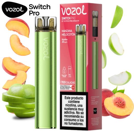 Manzana Melocotón | Vozol Switch Pro Starter Kit | 20mg Sales de Nicotina