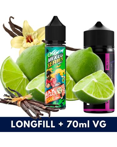 Max Impact Vanilla Lime 20ml/60 (Longfill) Ossem + 70ml VG Fast