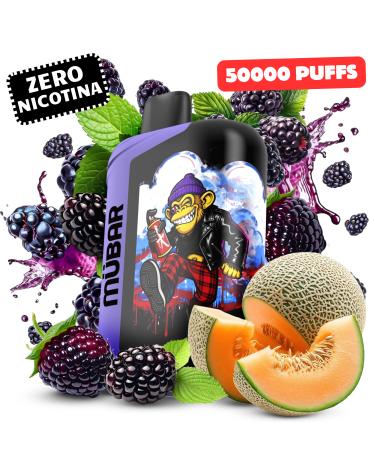 Mübar Eden Beast 50K Blackberry Melon Mint Vape Desechable 0mg