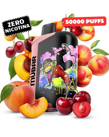 Mübar Eden Beast 50K Cherry Peach Vape Desechable 0mg