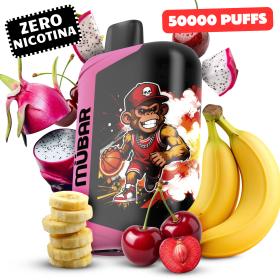 Mübar Eden Beast 50K Dragon Fruit Banana Cherry Vape Desechable 0mg