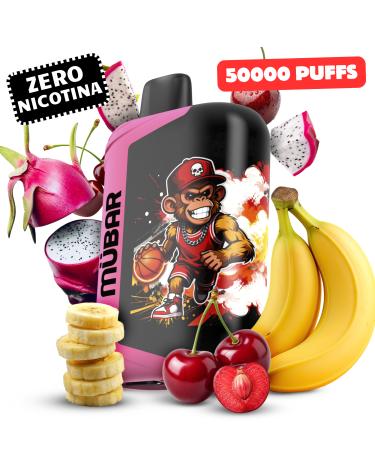 Mübar Eden Beast 50K Dragon Fruit Banana Cherry Vape Desechable 0mg