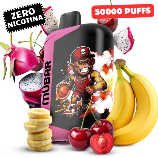 Mübar Eden Beast 50K Dragon Fruit Banana Cherry Vape Desechable 0mg