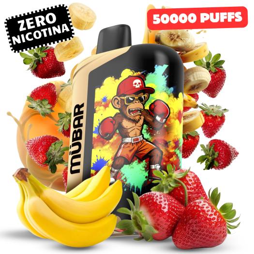Mübar Eden Beast 50K Strawberry Banana Vape Desechable 0mg
