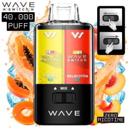 Melocoton Ice Papaya Ice 40.000 Puffs Bud Vape Wave Switch | Desechable |