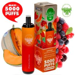 MELON ICE RED FRUITS Ma Maxi vape 5000 puffs SIN NICOTINA