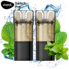 Menta Ice | Pack 2 uds | Cartuchos Precargados 20mg Vozol Switch Pro