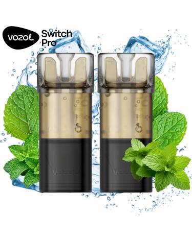 Menta Ice | Pack 2 uds | Cartuchos Precargados 20mg Vozol Switch Pro
