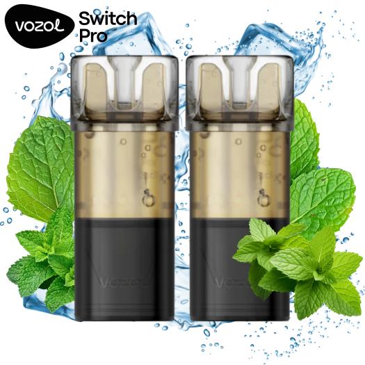 Menta Ice | Pack 2 uds | Cartuchos Precargados 20mg Vozol Switch Pro