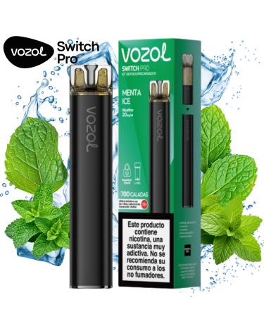 Menta Ice | Vozol Switch Pro Starter Kit | 20mg Sales de Nicotina