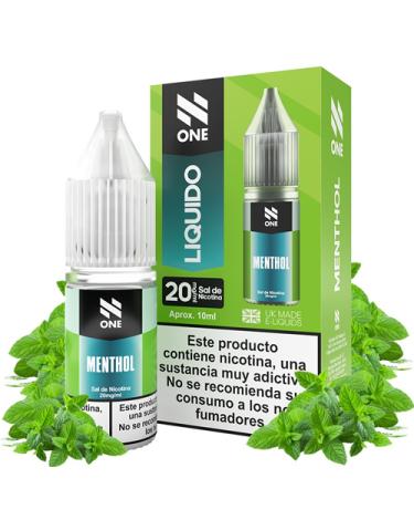 Menthol 10ml – Líquido con SALES DE NICOTINA 20mg - N-One