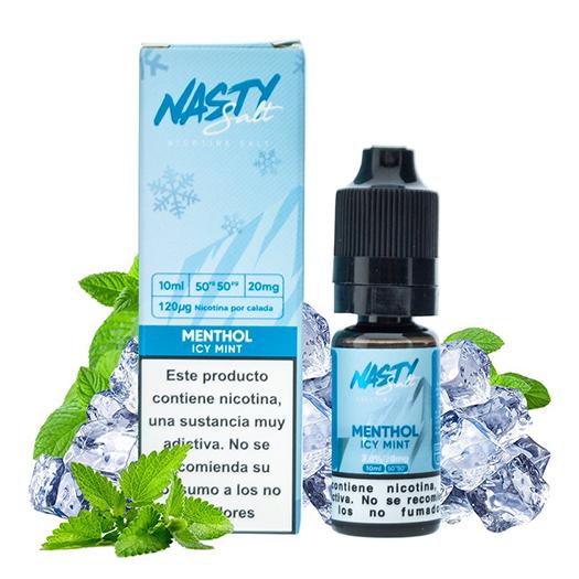 MENTHOL ICY MINT - NASTY JUICE 10 ml - Líquido con SALES DE NICOTINA MENTHOL ICY MINT - NASTY JUICE 10 ml - Líquido con SALES DE NICOTINA