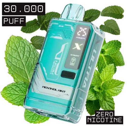 MENTHOL MINT Desechable GUDBAR X-Ultra 30000 Puff (SIN NICOTINA)