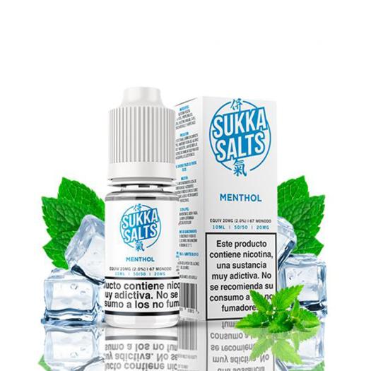 MENTHOL - SUKKA SALTS 10 ml - 10 mg y 20 mg - Líquido con SALES DE NICOTINA