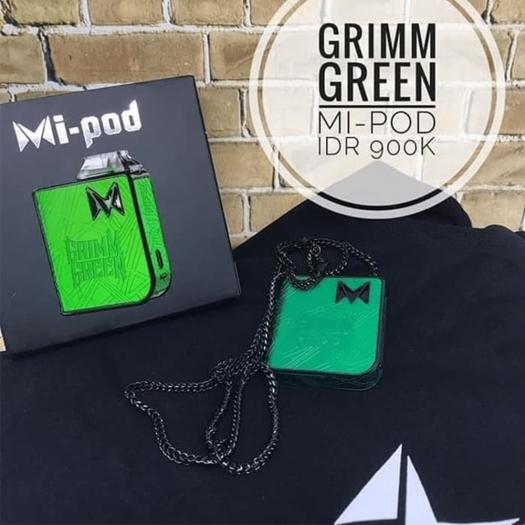 Mi-Pod Smooking Vapor Grimm Green Exclusive - Smoking Vapor Pod