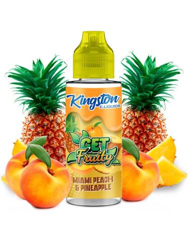Miami Peach &amp; Pineapple – GET FRUITY - Kingston E-liquids 100ml + Nicokits Gratis
