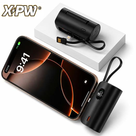 Mini Batería Externa XPW 5000mAh | Power Bank USB-C