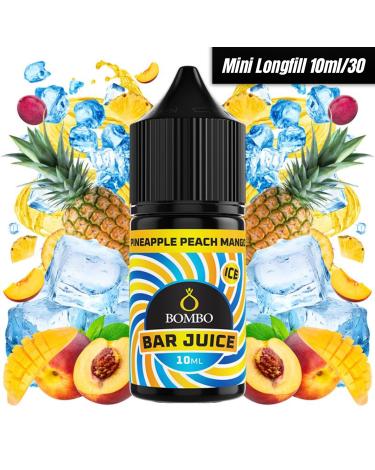 MiniLongfill Pineapple Peach Mango Ice 10ml/30 - Bombo Bar Juice