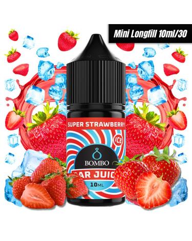 MiniLongfill Super Strawberry Ice 10ml/30 - Bombo Bar Juice