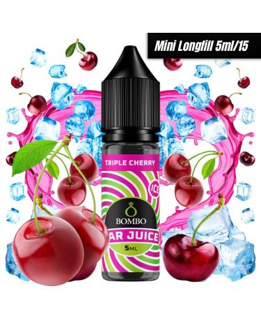 MiniLongfill Triple Cherry Ice 5ml/15 - Bombo Bar Juice