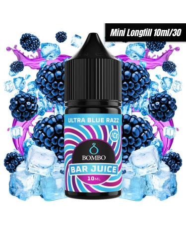 MiniLongfill Ultra Blue Razz Ice 10ml/30 - Bombo Bar Juice