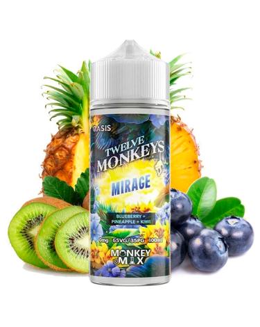 MIRAGE Monkey Mix 100ml + Nicokits - Twelve Monkeys